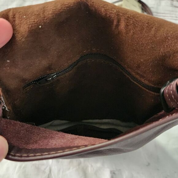 Handmade Leather Walkabout Bag With Stone Inlay Breezy Mountain Leather NWT - Picture 6 of 8